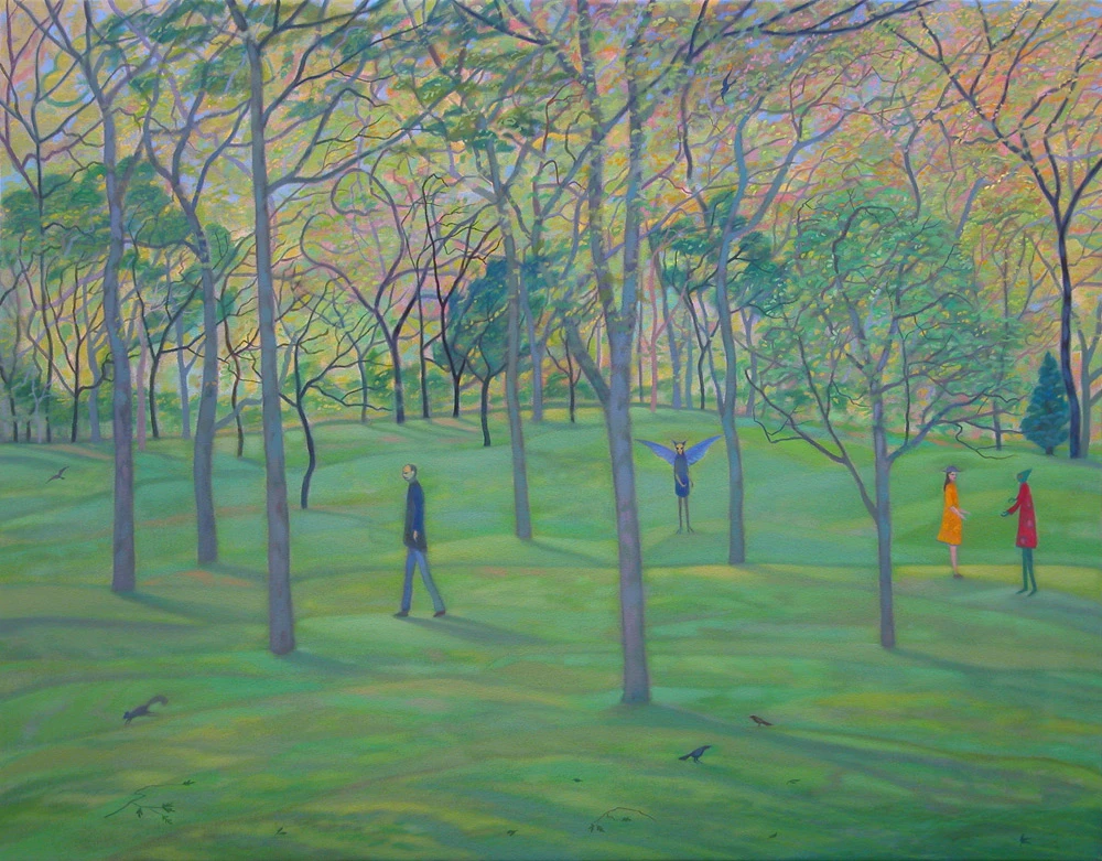 The Park In Early Spring